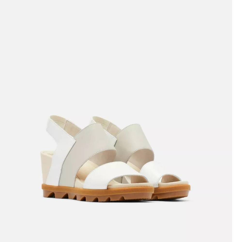 NWT SOREL JOANIE II HI SLINGBACK WEDGE SANDAL in SEA SALT